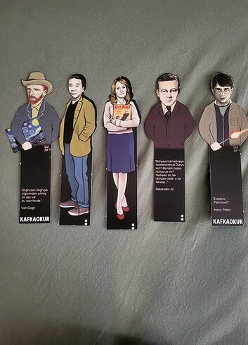 5li kitap ayraçları