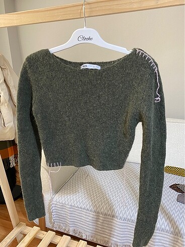 Zara crop triko L beden