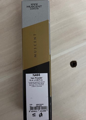 Diğer Muscent Kadın Parfümü Vanillia Powder15 ml
