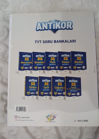 Antikor TYT-AYT Geometri Soru Bankası