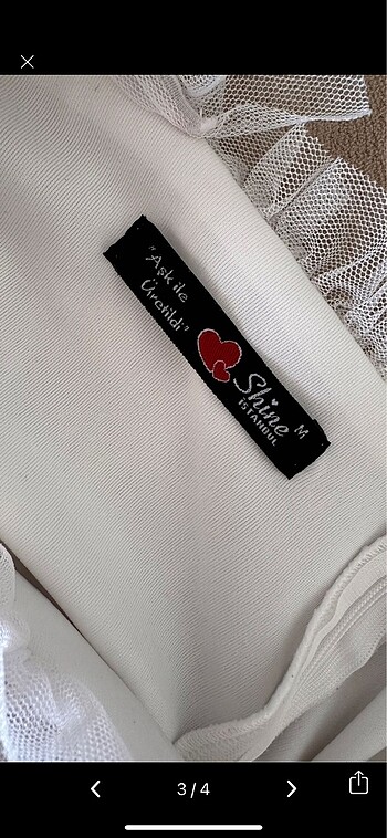 DIŞ ÇEKİM ELBİSESİ BEYAZ - Görsel 4