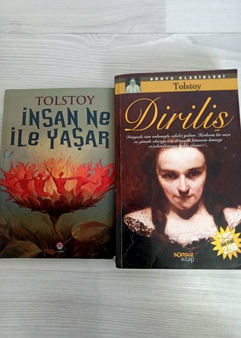 Tolstoy'dan İki Roman: İnsan Ne ile Yaşar & Diriliş