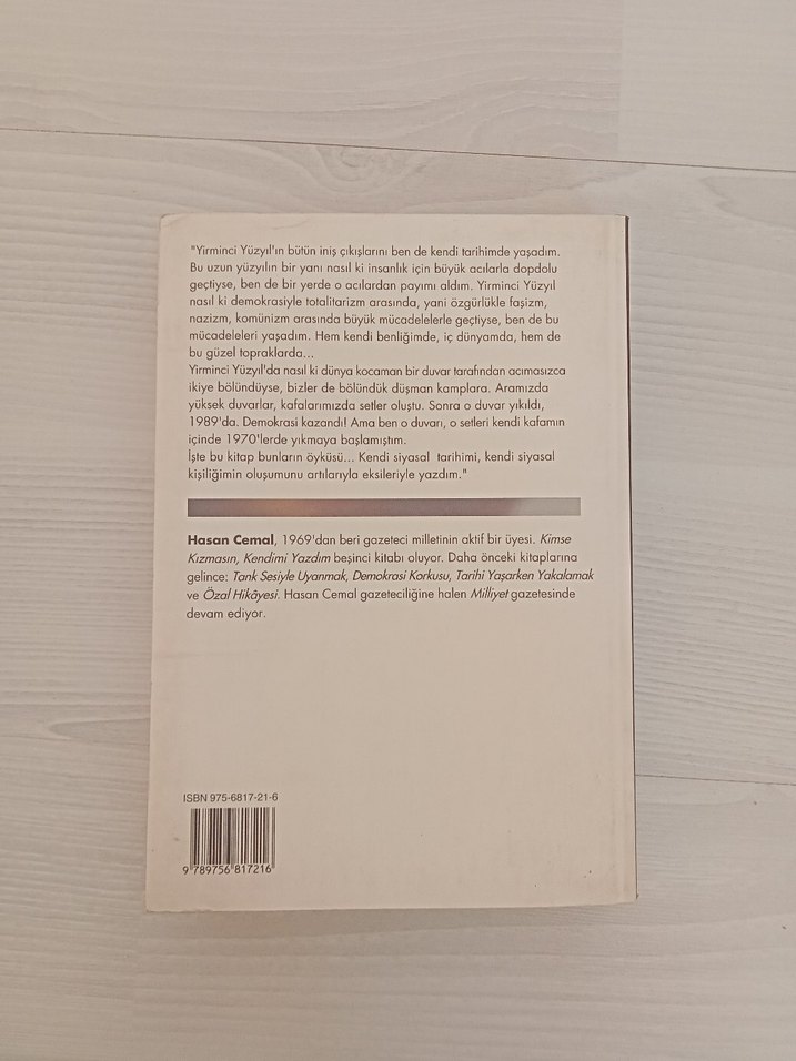 Hasan Cemal - Kimse Kızmasın, Kendimi Yazdım - Görsel 2