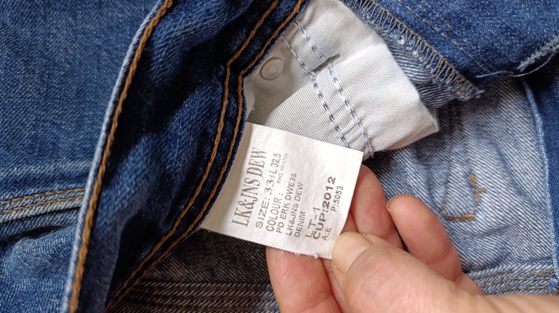 mavi Renkli Erkek pantolon - Görsel 2