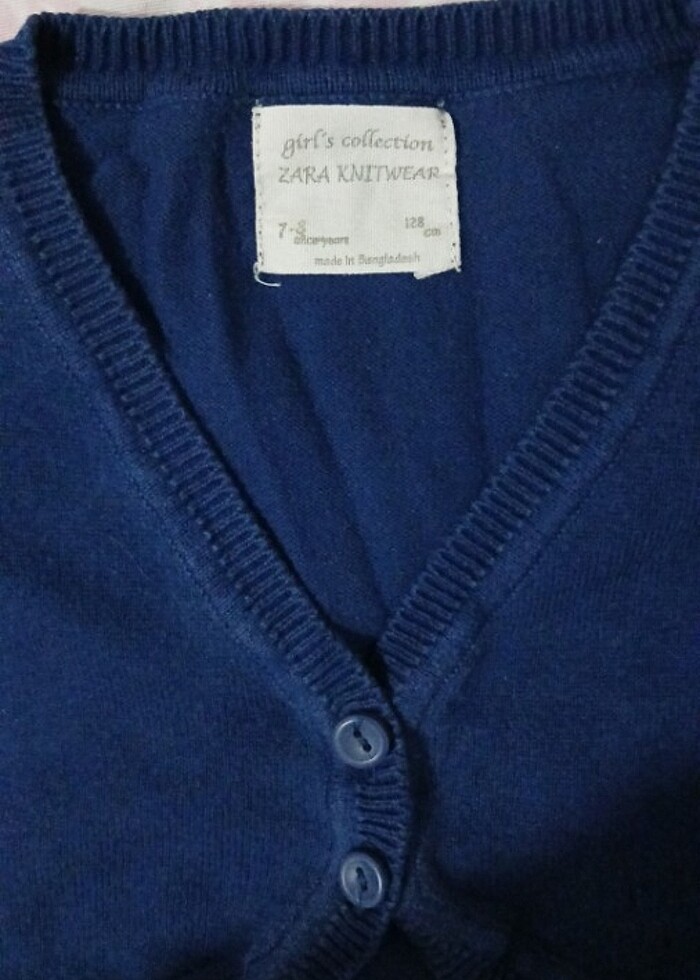 Zara 7-8 yaş Lacivert Bolero - Görsel 2