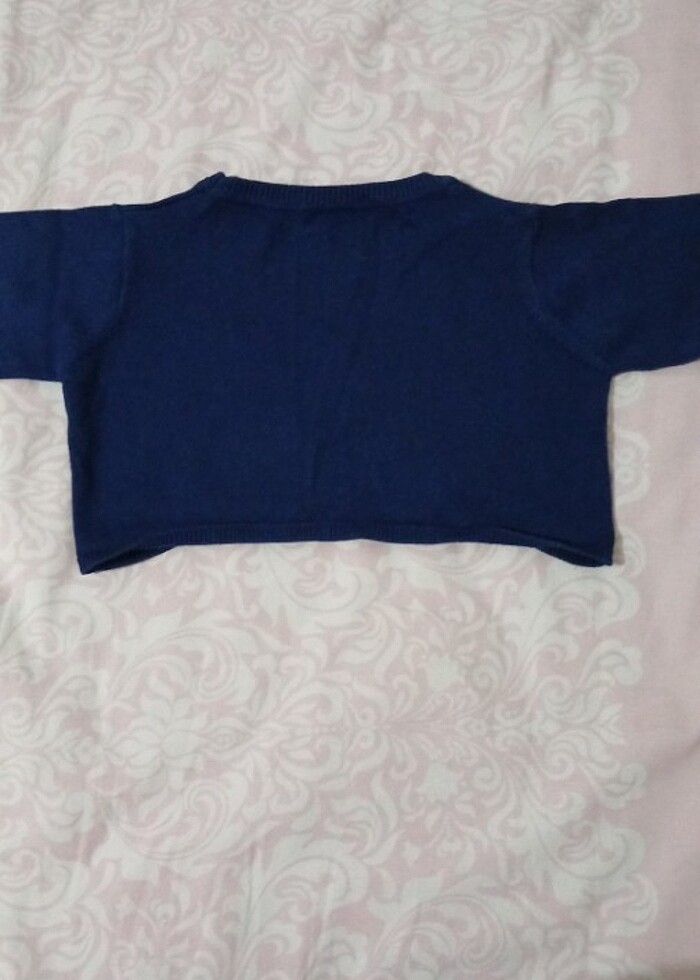 Zara 7-8 yaş Lacivert Bolero - Görsel 3