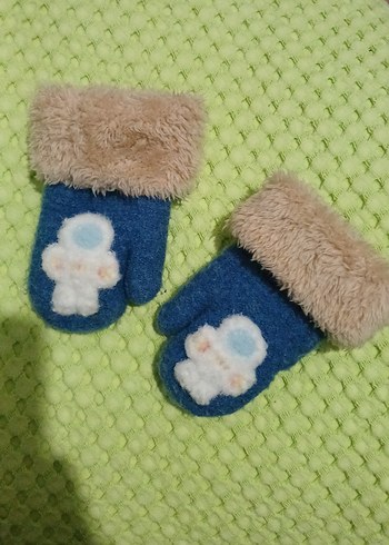 Peluş Mavi Eldiven - Görsel 2