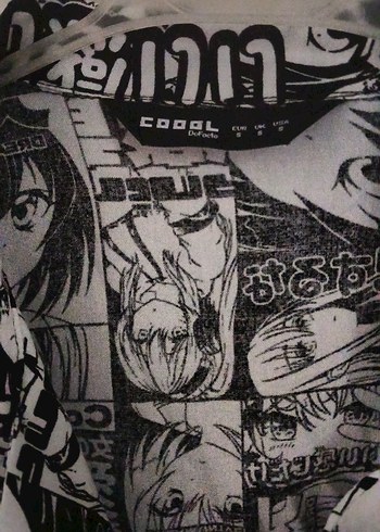 Defacto Anime Baskılı Salaş Gömlek - Görsel 4