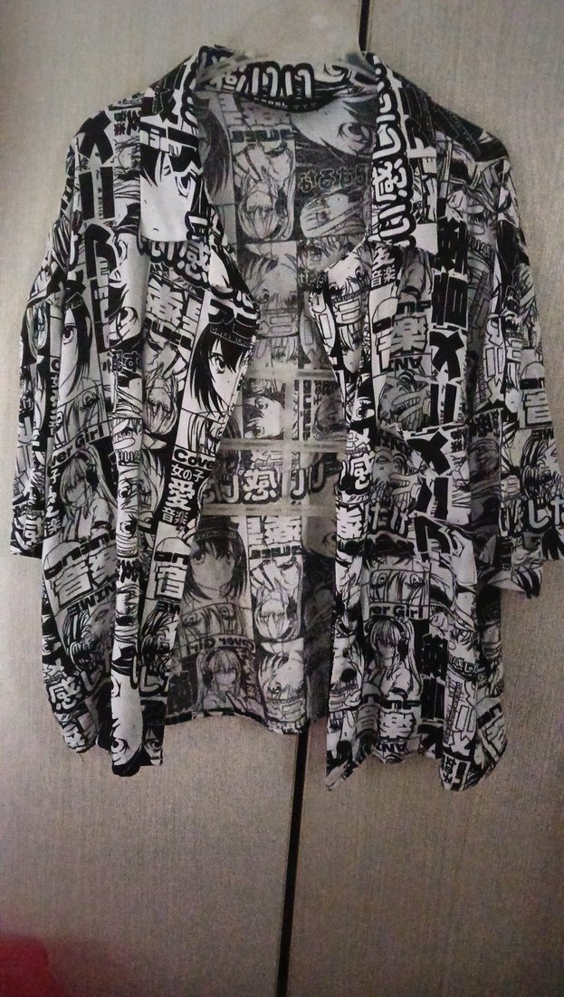 Defacto Anime Baskılı Salaş Gömlek - Görsel 2