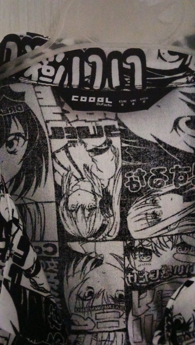 Defacto Anime Baskılı Salaş Gömlek - Görsel 4