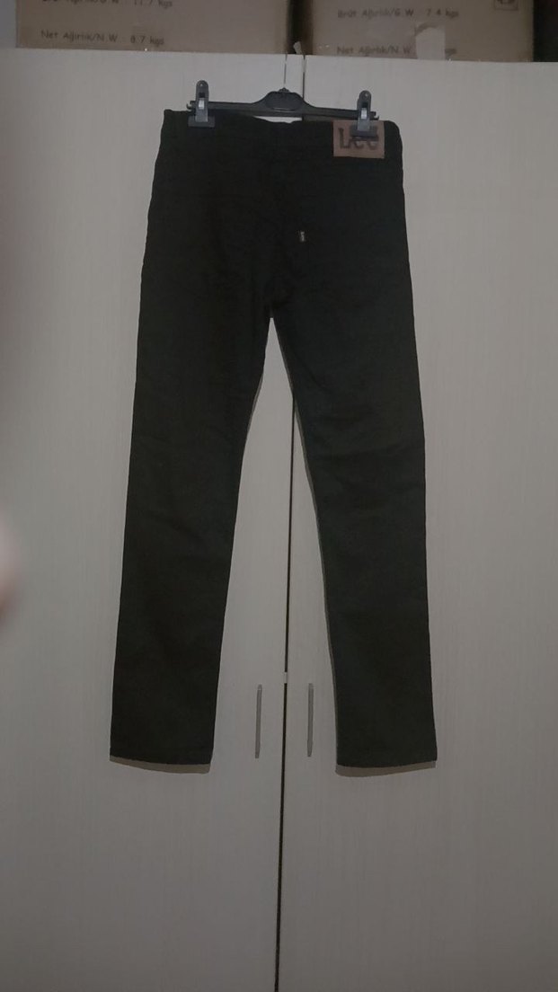 Erkek Siyah Regular Fit Denim Jean - Görsel 5