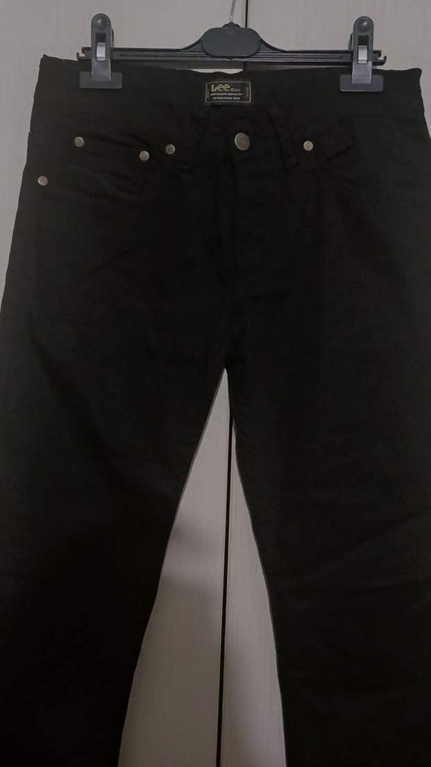 Erkek Siyah Regular Fit Denim Jean - Görsel 3