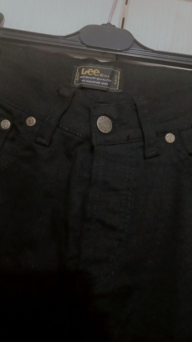 Erkek Siyah Regular Fit Denim Jean - Görsel 4