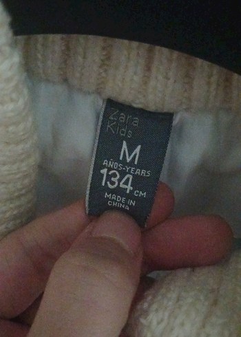 7-8 Yaş Beyaz Kısa Fermuarlı Yelek - Görsel 4