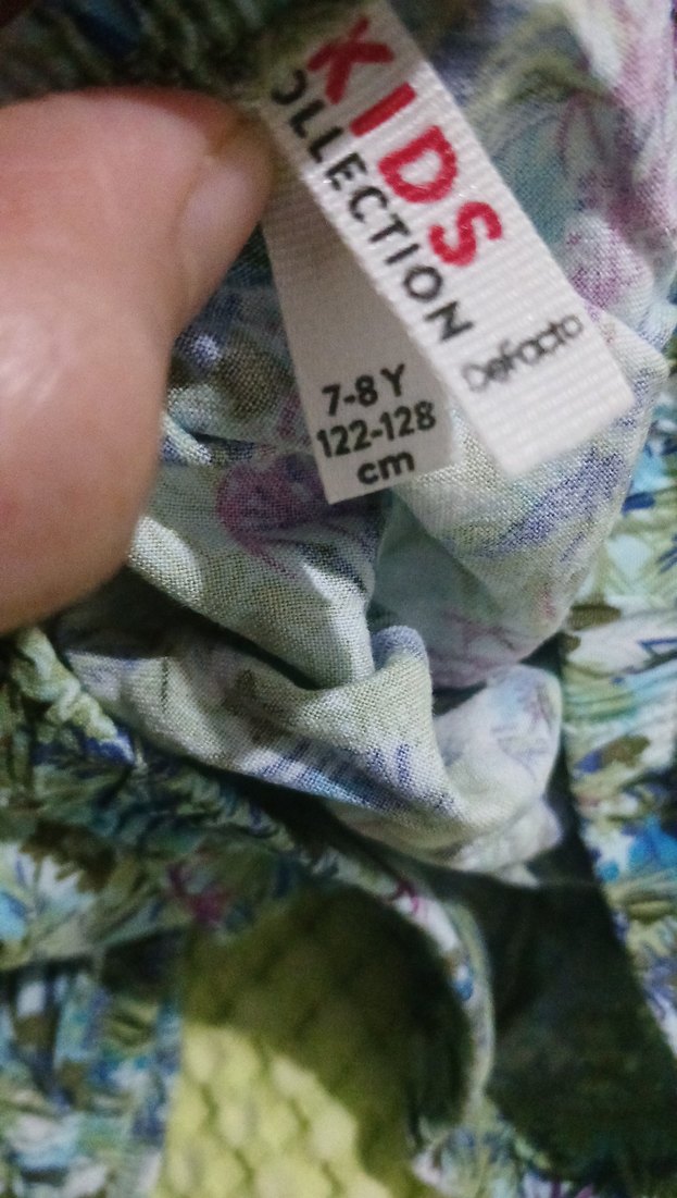 7-8Yaş Mini Renkli Desenli Tişört - Görsel 4