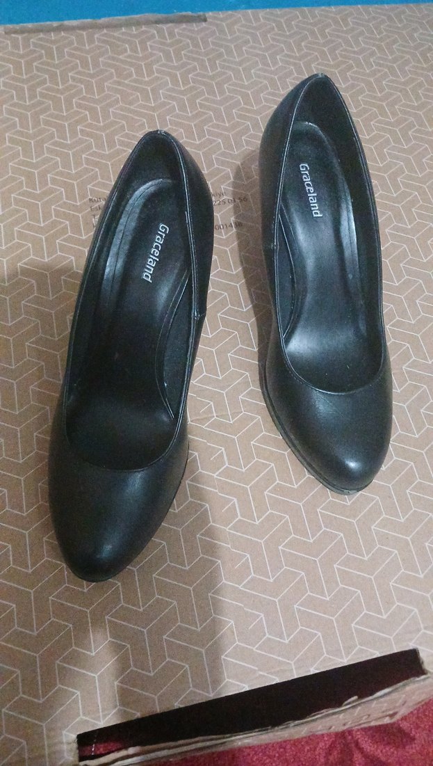 Graceland 36 Numara Klasik Siyah Kadın Topuklu Ayakkabı - Görsel 2