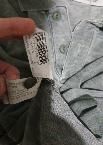 Mudo Erkek Gri Keten Polo Tişört - Görsel 5