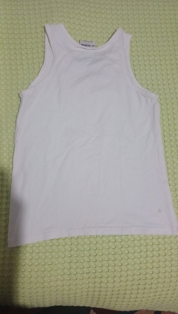 8 Yaş Kız Çocuk Beyaz Fırfırlı Atlet - Görsel 4