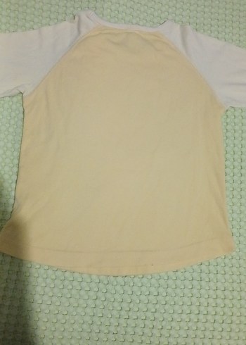 6 Yaş Kız Çocuk Sarı Uzun Kollu Baskılı Tişört - Görsel 5