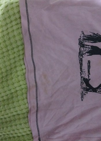 Kız Çocuk Pembe Baskılı Polo Yakalı Tişört - Görsel 3