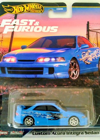 Hot Wheels premium Custom Acura Integra Sedan GSR Oyuncak Araba
