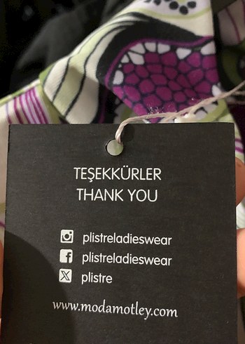 Mor Bağlama Desenli Uzun Kollu tesettür mayo 3lü - Görsel 8