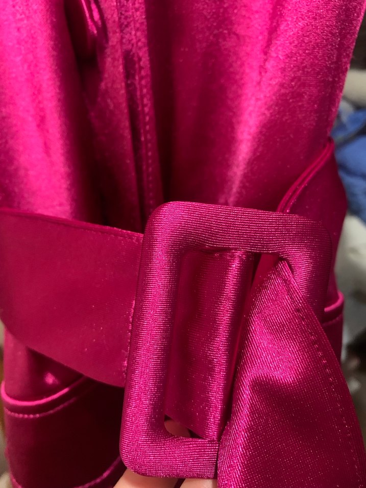 Parlak Pembe Uzun Kadın tunik - Görsel 3