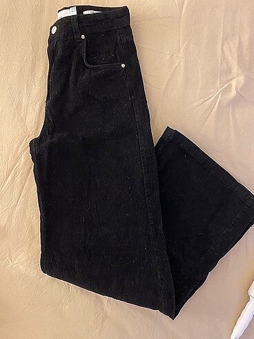 Bershka wide leg kadife