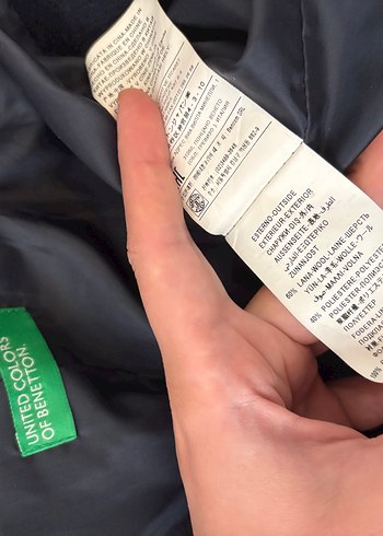 Düğmeli Midi Yün Kaşe Kaban - Görsel 4