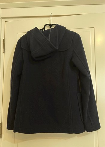 Düğmeli Midi Yün Kaşe Kaban - Görsel 2