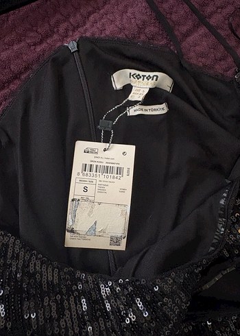 Payetli abiye elbise - Görsel 5