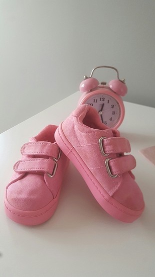 H&M marka 20-21 numara kız bebek pembe spor ayakkabı