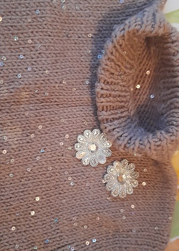 örgü panco yelek - Görsel 2