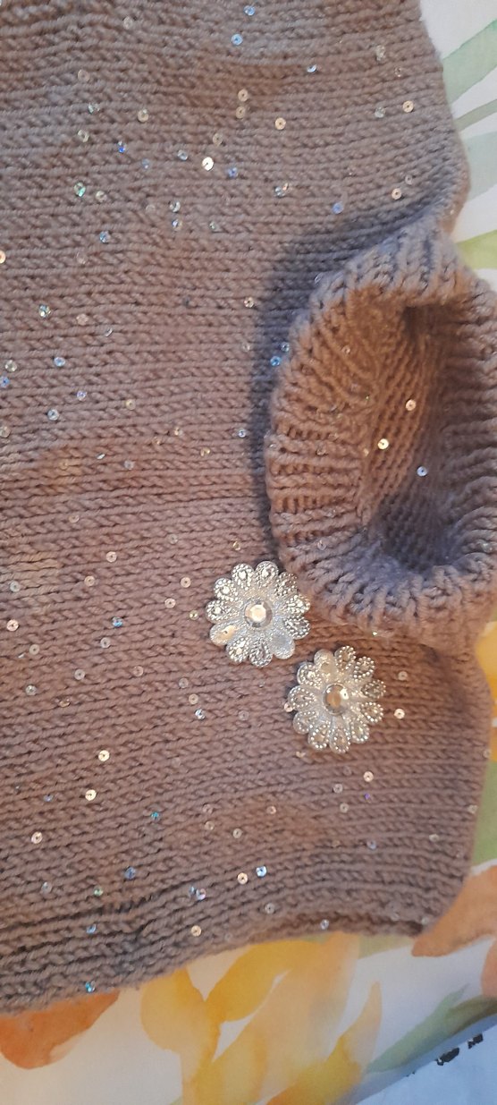 örgü panco yelek - Görsel 2