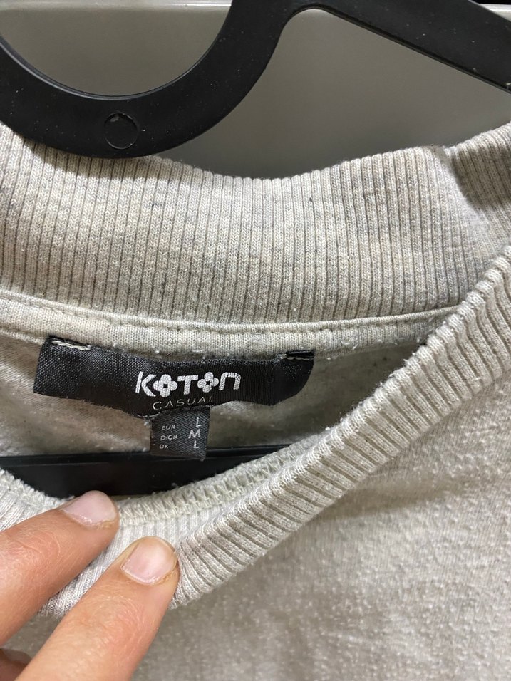 Bej Keten Erkek Tişört - Görsel 3