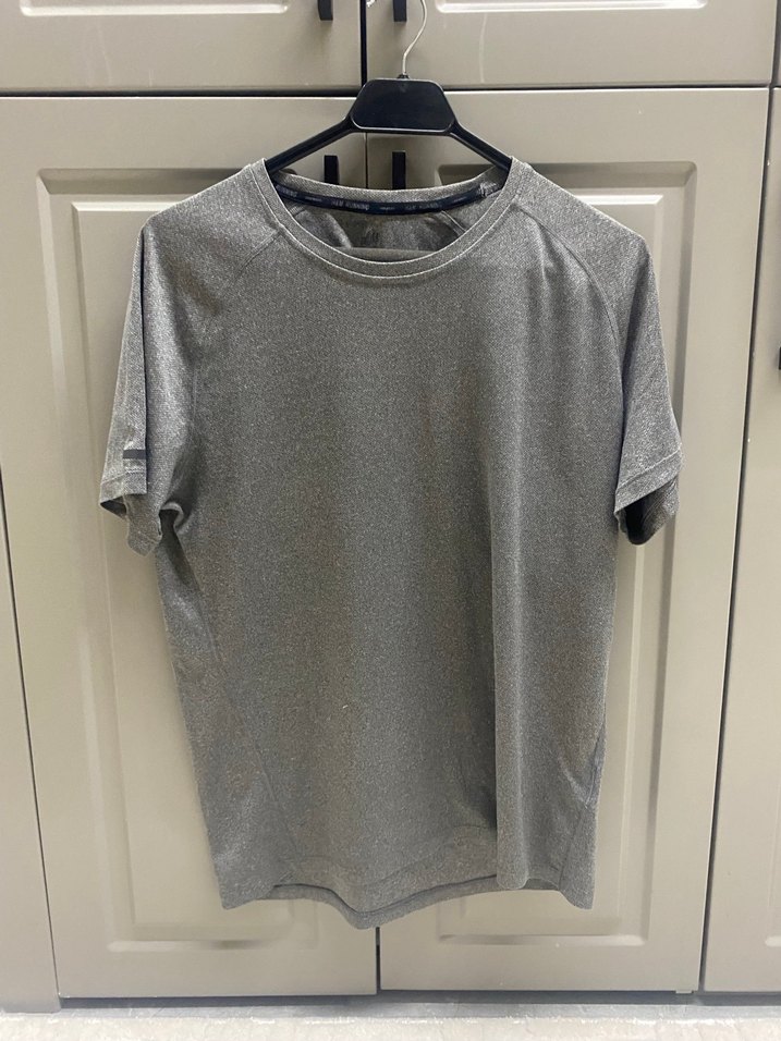 Gri Erkek Kısa Kollu Salaş Tişört - Görsel 3