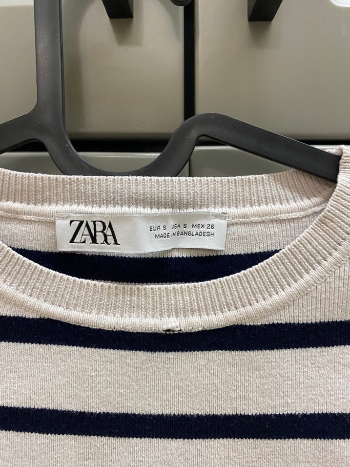 Kız Çocuk Çizgili Kısa Kollu Pamuklu Tişört - Görsel 2