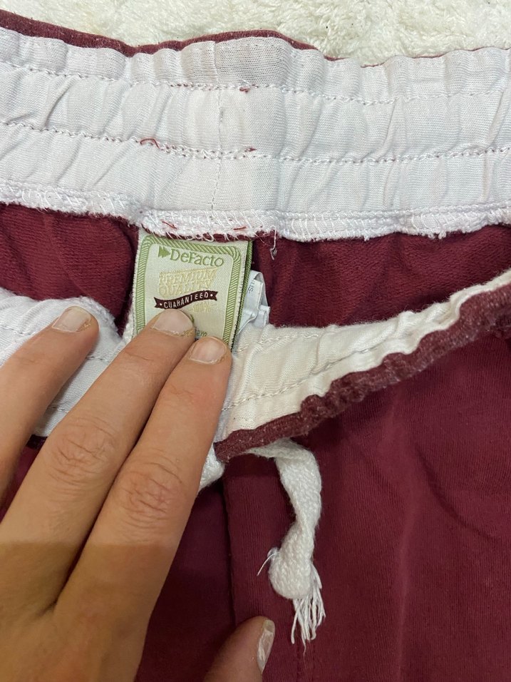 Bordo Erkek Çocuk Pamuklu Şort - Görsel 4