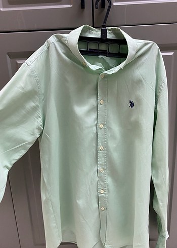 Yeşil Pamuklu Uzun Kollu Erkek Gömlek - Görsel 4