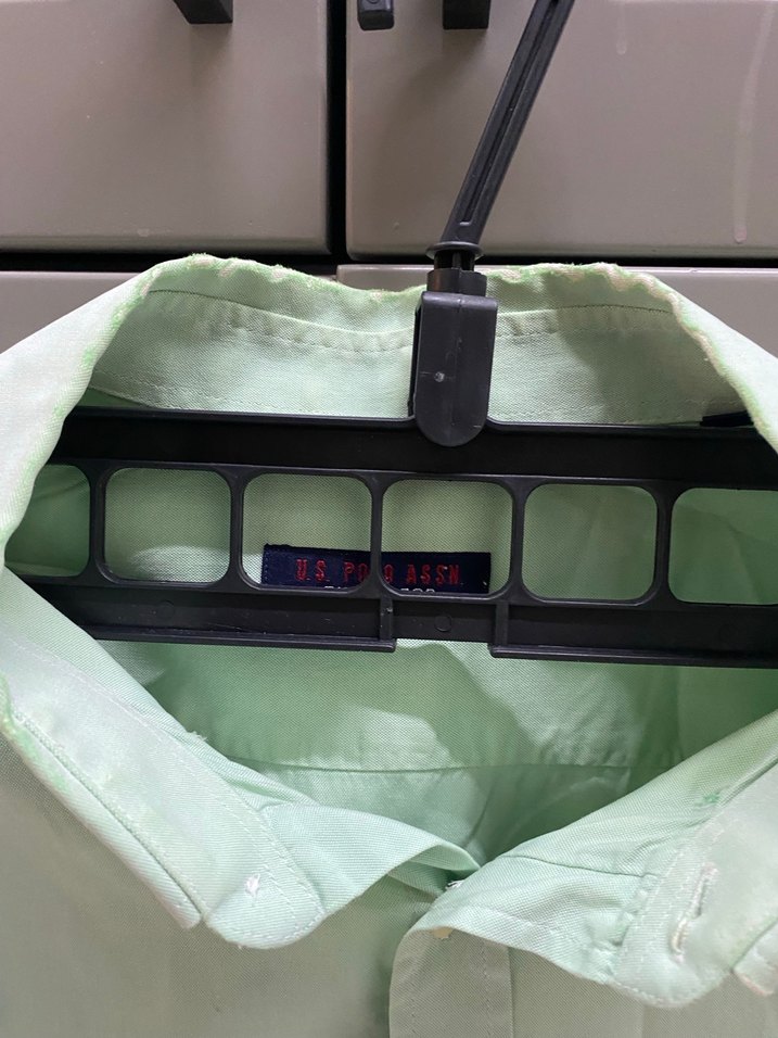 Yeşil Pamuklu Uzun Kollu Erkek Gömlek - Görsel 3