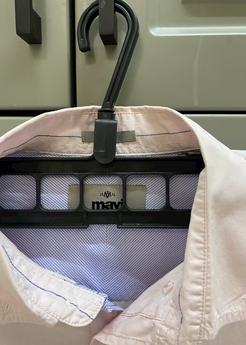 Pembe Pamuklu Uzun Kollu Erkek Gömlek - Görsel 4