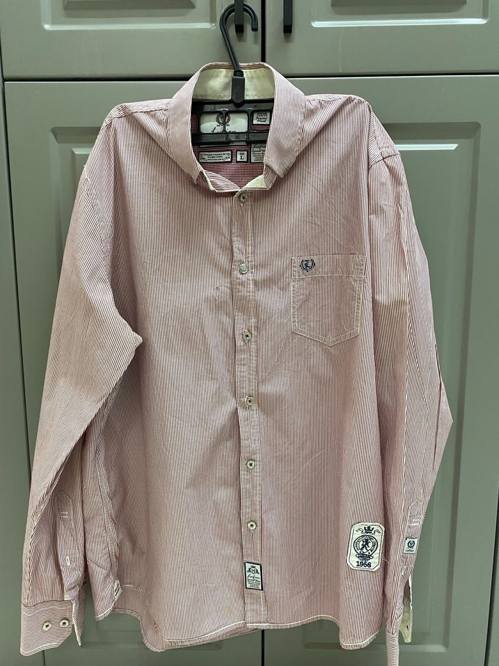 Bej Pamuklu Düğmeli Erkek Gömlek - Görsel 5