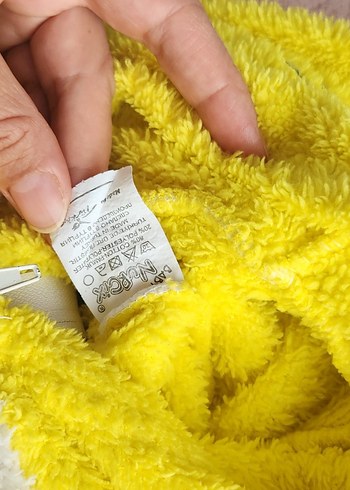 Sarı Kürklü Kapüşonlu Çocuk Kostümü astronot tulum - Görsel 3