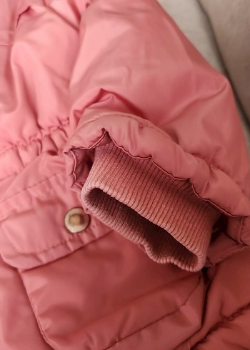 Kız Çocuk Kürklü Mont - Görsel 5