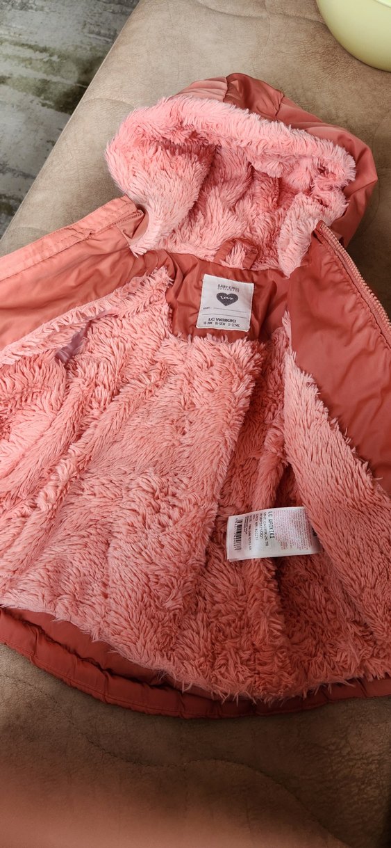 Kız Çocuk Kürklü Mont - Görsel 3