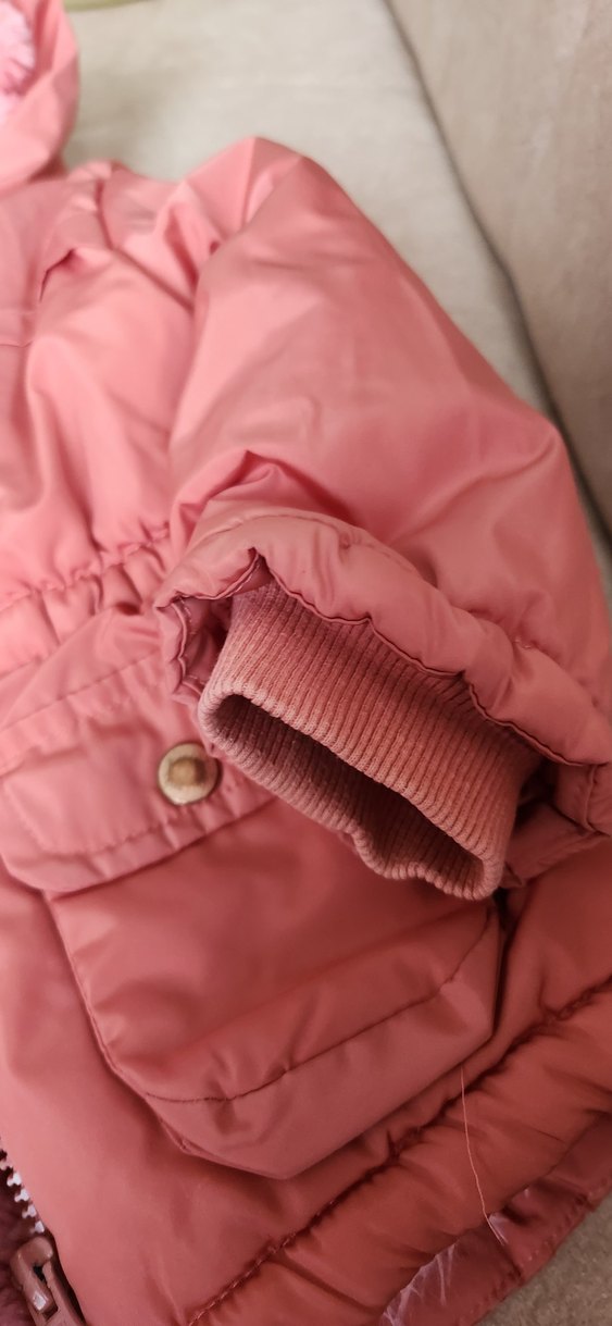 Kız Çocuk Kürklü Mont - Görsel 5