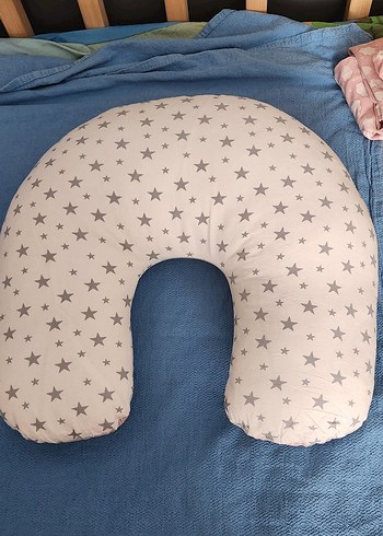 Bebek Emzirme ve Hamile Yastığı Pastel Desenli - Görsel 4