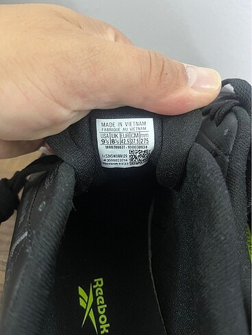 42.5 Beden siyah Renk Reebok Spor Ayakkabı