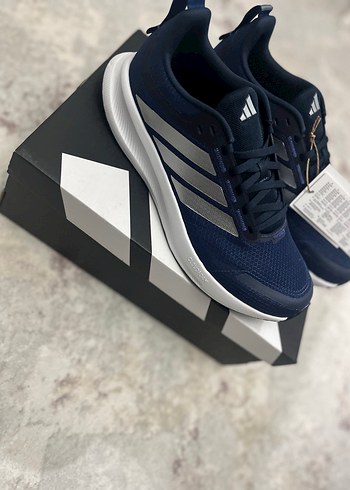 Lacivert Erkek Spor Ayakkabı Velcro Bantlı - Görsel 3