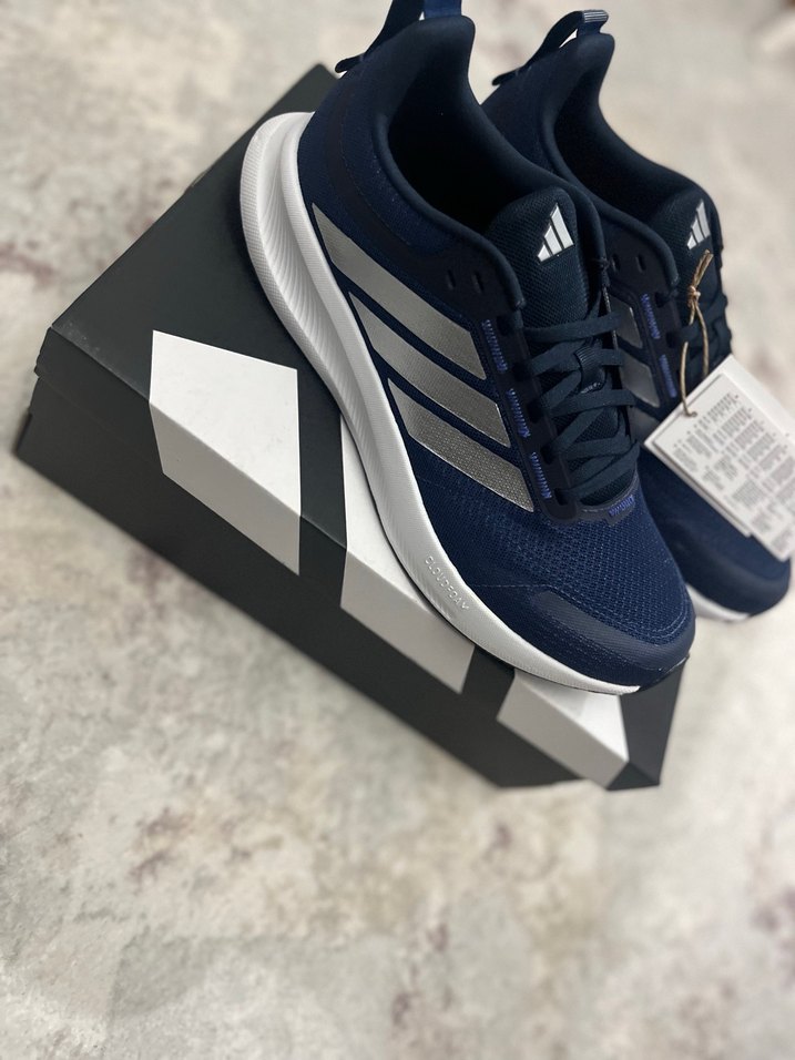 Lacivert Erkek Spor Ayakkabı Velcro Bantlı - Görsel 3